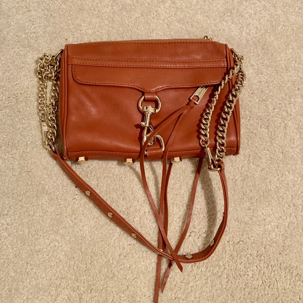 Rebecca Minkoff cognac M.A.C. Crossbody bag
